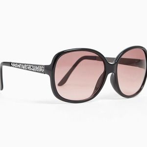 torrid // black rhinestone sunglasses